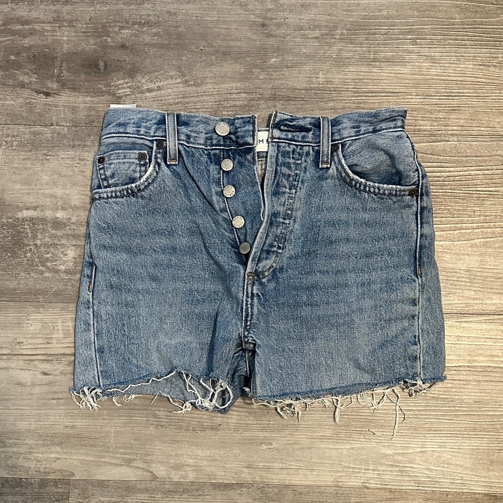 Denim Forum Classic Blue Jean Shorts